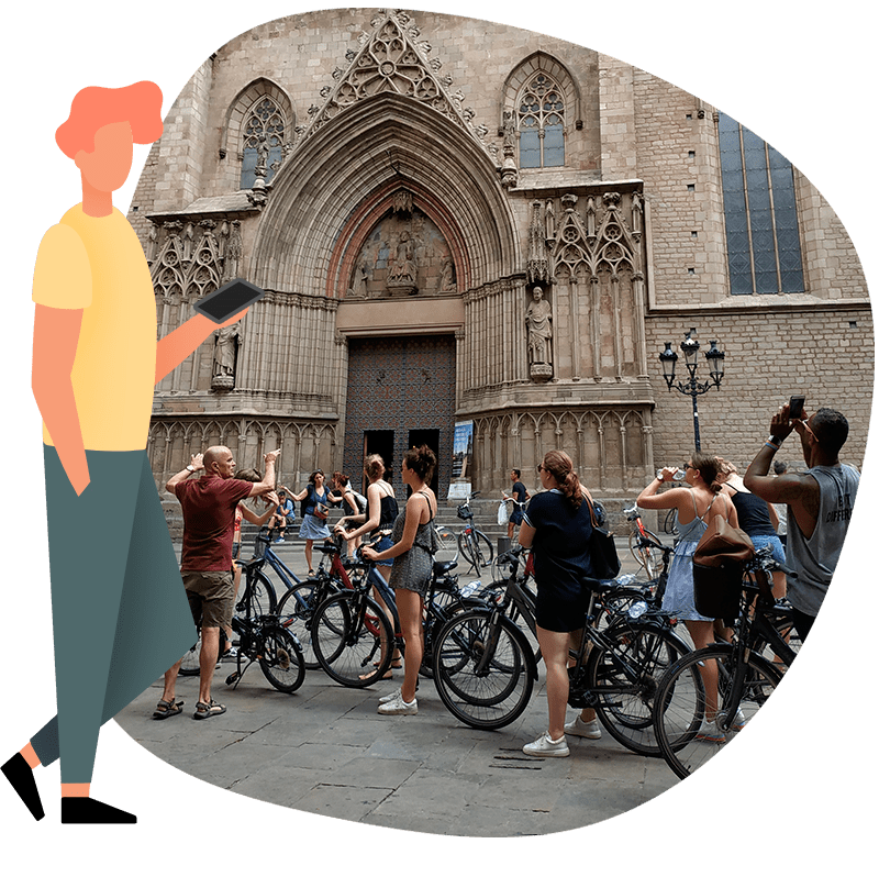 Lloga una bicicleta a Barcelona i fes una visita gratuïta